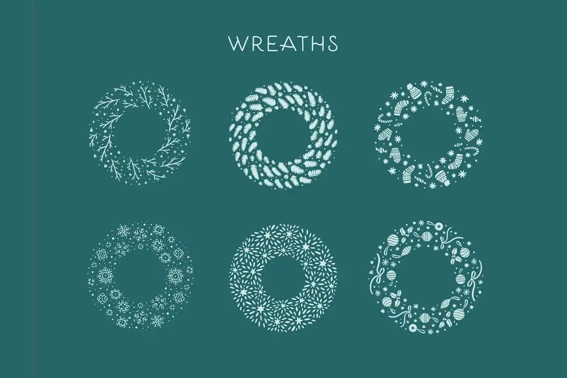 100 Christmas Procreate Brushes 8 061005