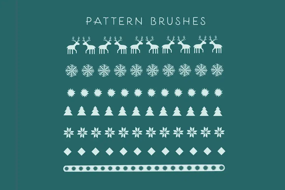 100 Christmas Procreate Brushes 11 061005