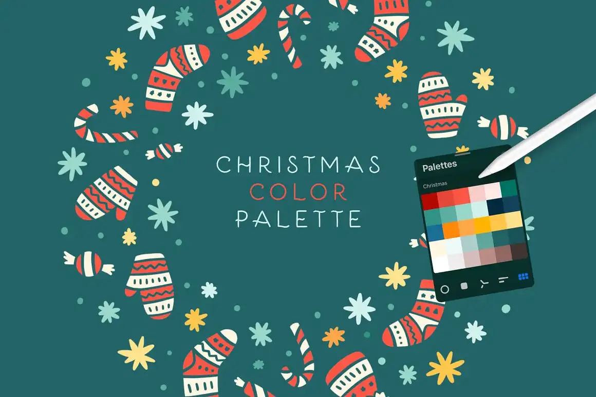 100 Christmas Procreate Brushes 9 061005