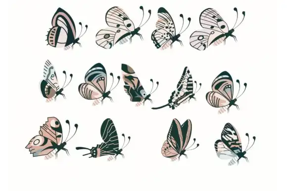 100 Procreate Butterflies Stamp Brush 8 100 procreate butterflies stamp brush (2) 380