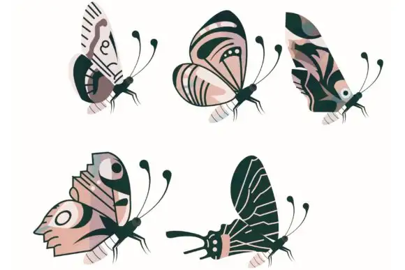 100 Procreate Butterflies Stamp Brush 10 100 procreate butterflies stamp brush (7) 380