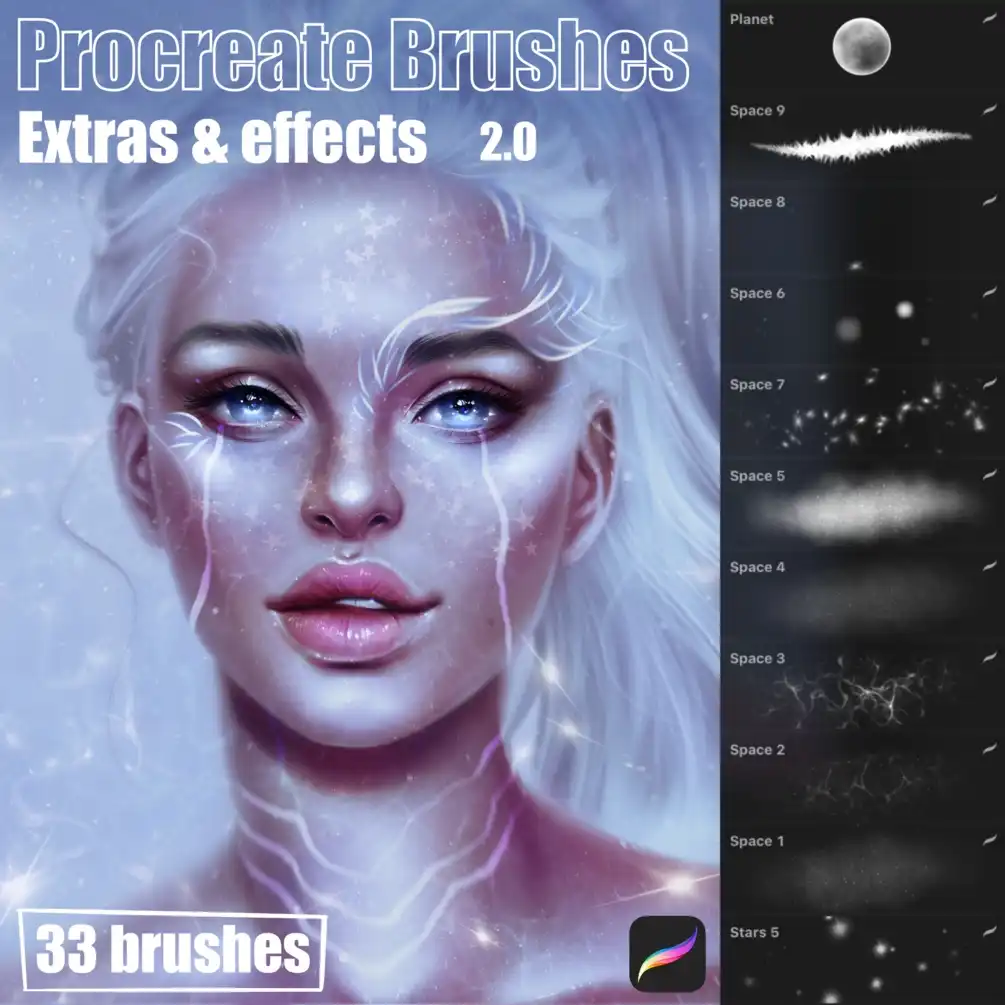 33 Extras & Effects Brushes for Procreate 5 33 extras & effects brushes for procreate 380