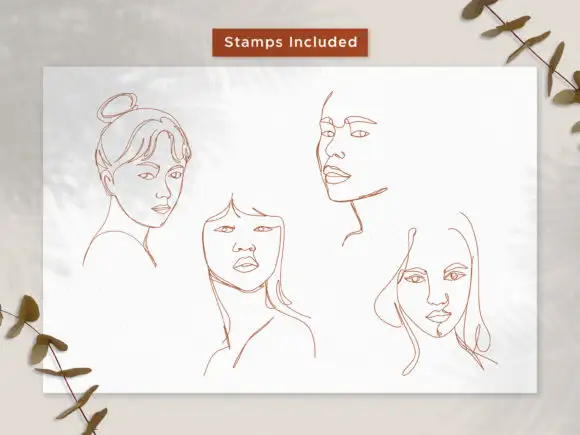 Boho Procreate Stamp Brushes 9 061005