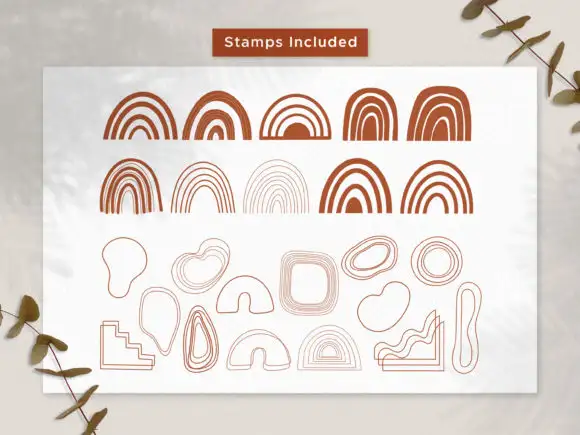 Boho Procreate Stamp Brushes 3 061005