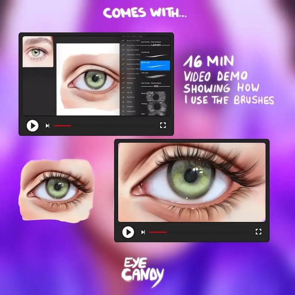 Eye Candy Brushset for Procreate - by heymaryjean 3 061005