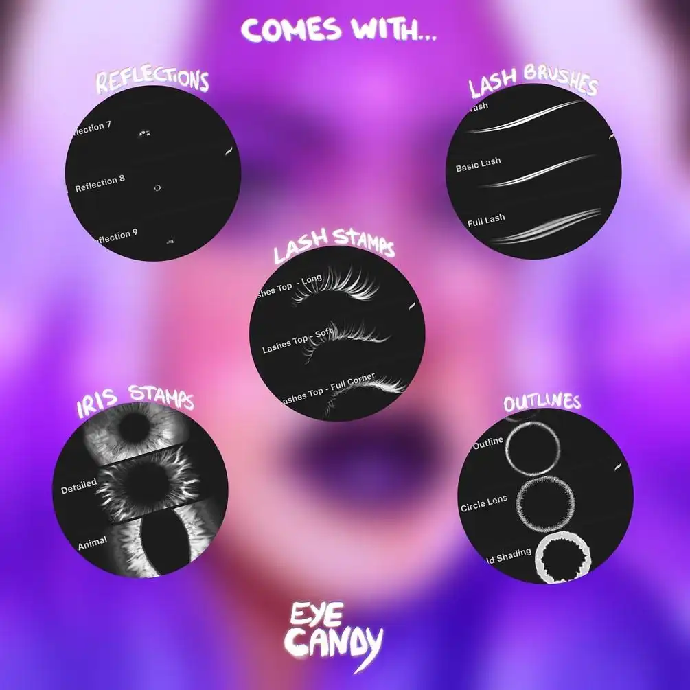 Eye Candy Brushset for Procreate - by heymaryjean 4 061005