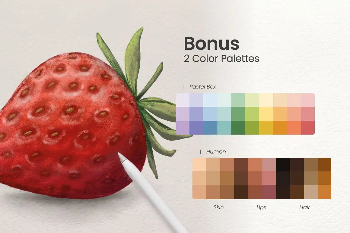 Pastel & Chalk Brushes • Procreate 9 06692