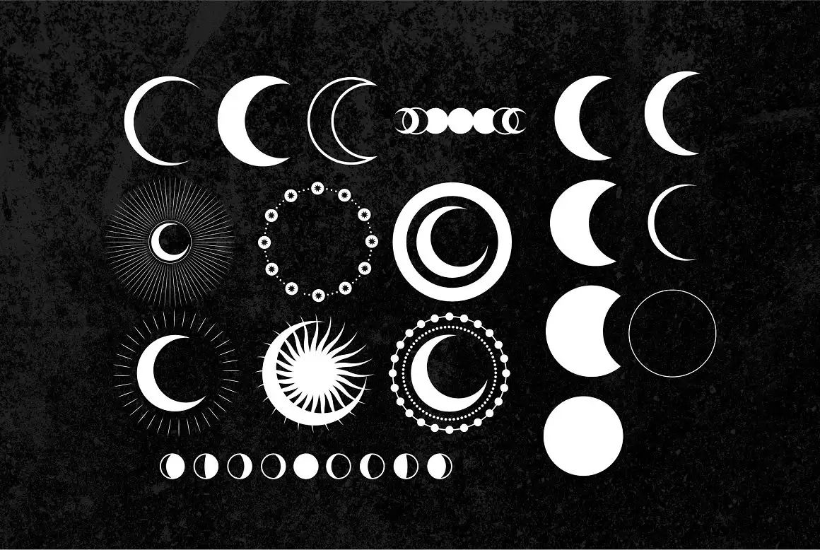 Procreate Brushes - Moon and Stars 5 06380