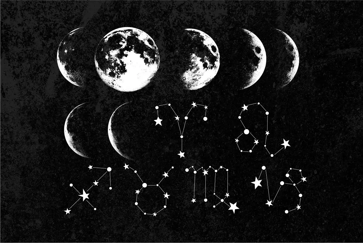 Procreate Brushes - Moon and Stars 4 06380