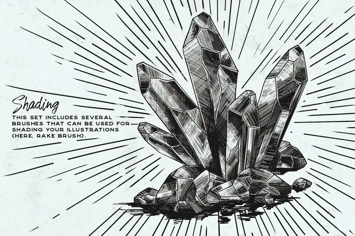 Procreate Inking brushes - set of 20 3 06380