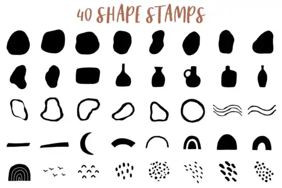 Procreate Stamps Boho Vibes 14 06941