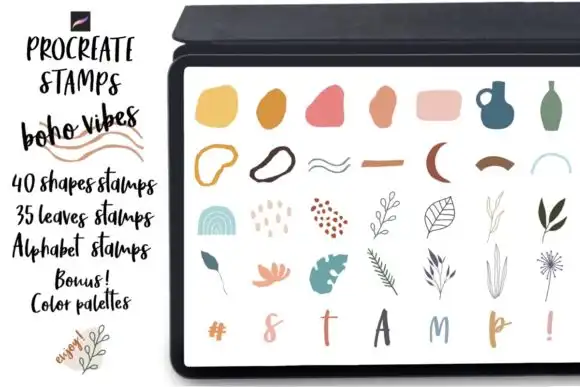 Procreate Stamps Boho Vibes