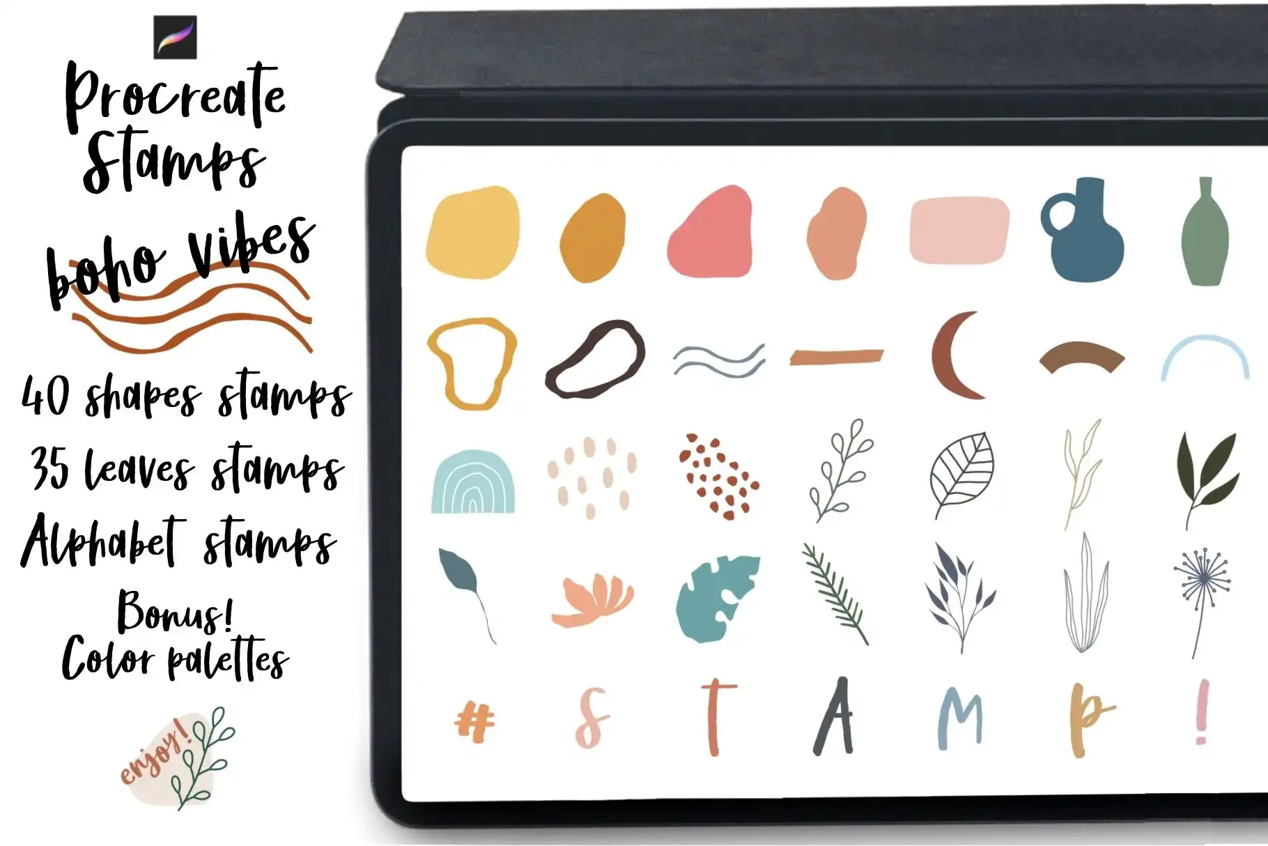Procreate Stamps Boho Vibes 7 061005