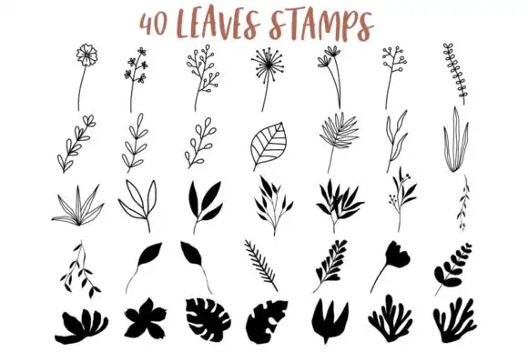 Procreate Stamps Boho Vibes 11 06989