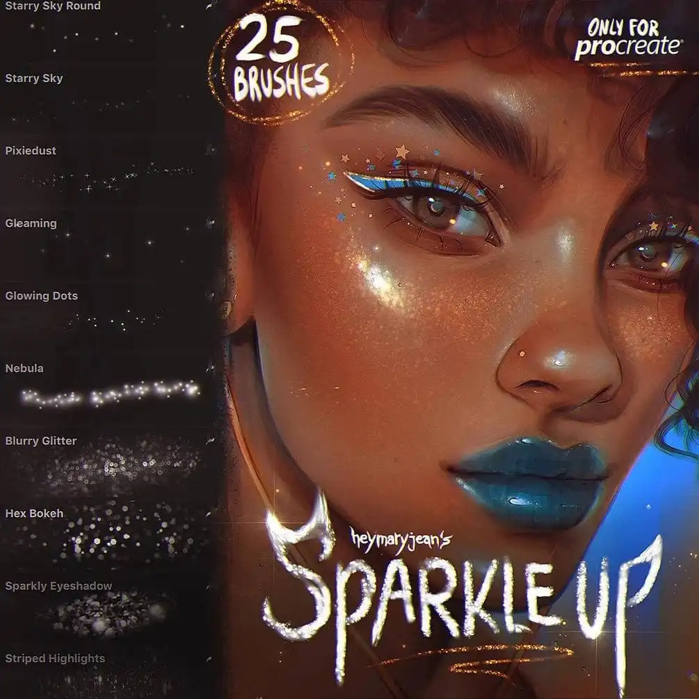 Sparkle Up Brushset for Procreate - by heymaryjean 3 061005