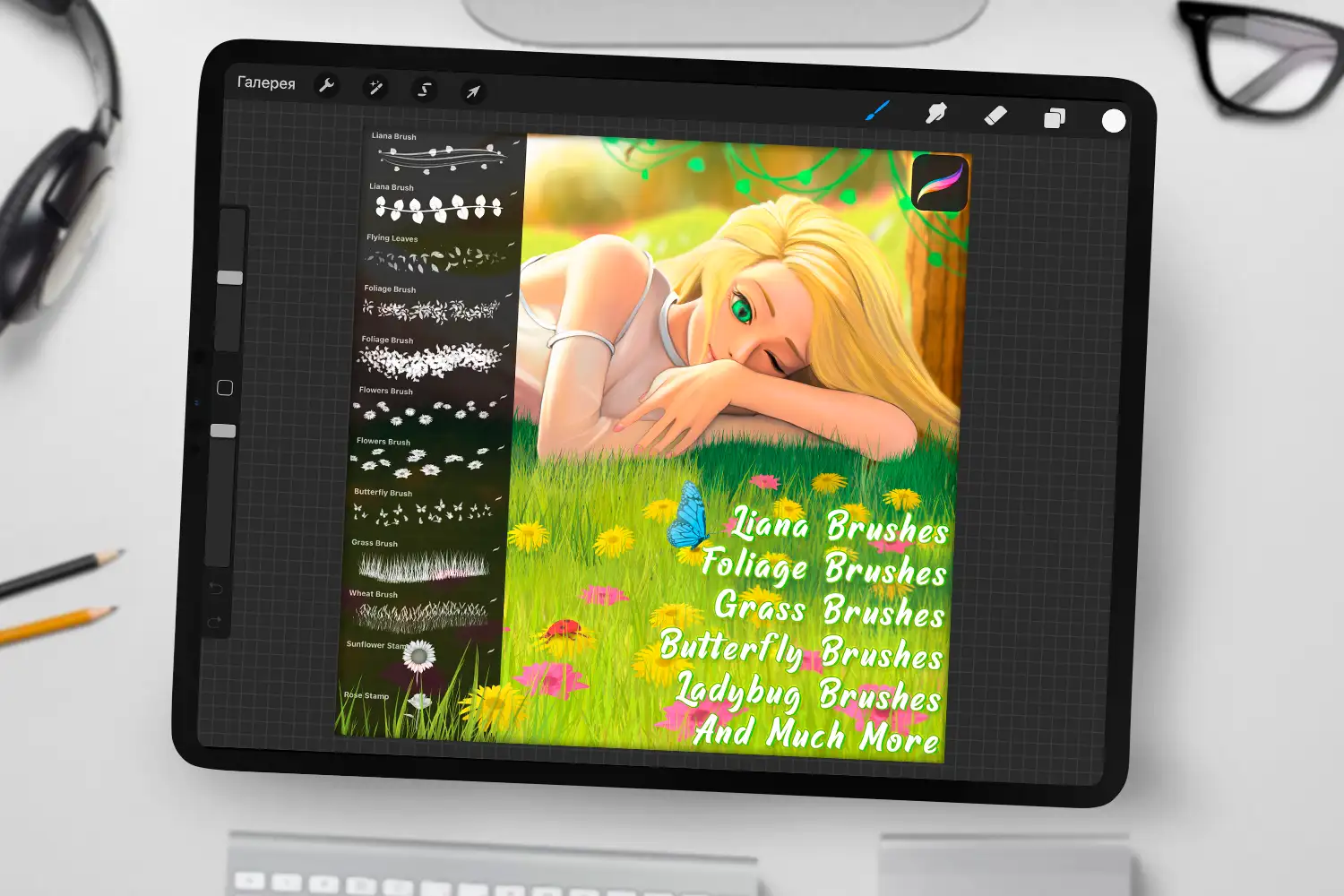 Spring Brush Set for Procreate