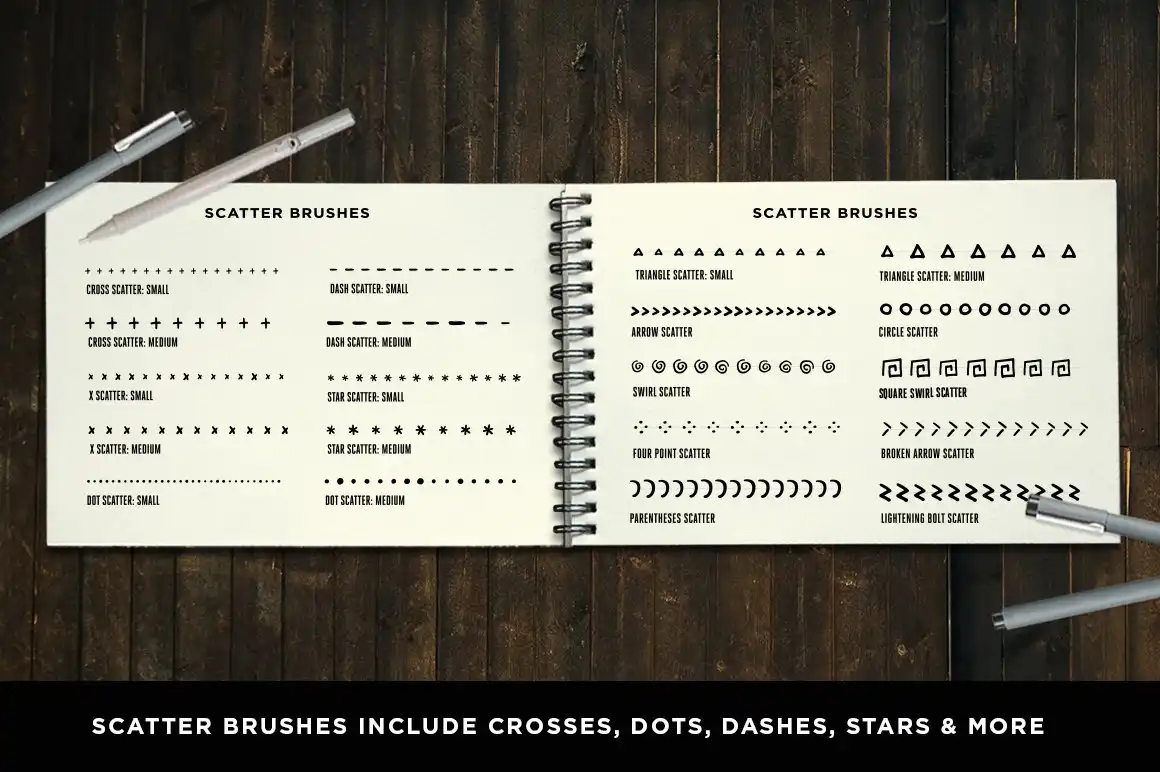 The Dead Pen - A Wicked Cool Hand Drawn Tool Kit for Procreate 6 the dead pen procreate brush (18) 380