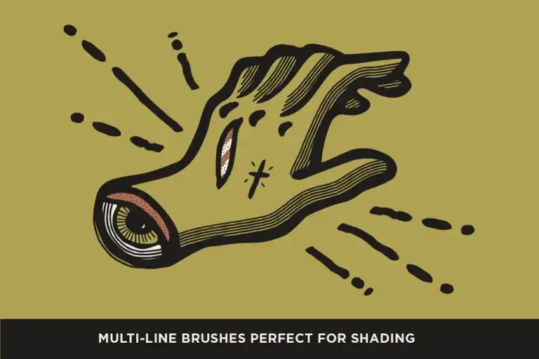 The Dead Pen - A Wicked Cool Hand Drawn Tool Kit for Procreate 15 the dead pen procreate brush (8) 345
