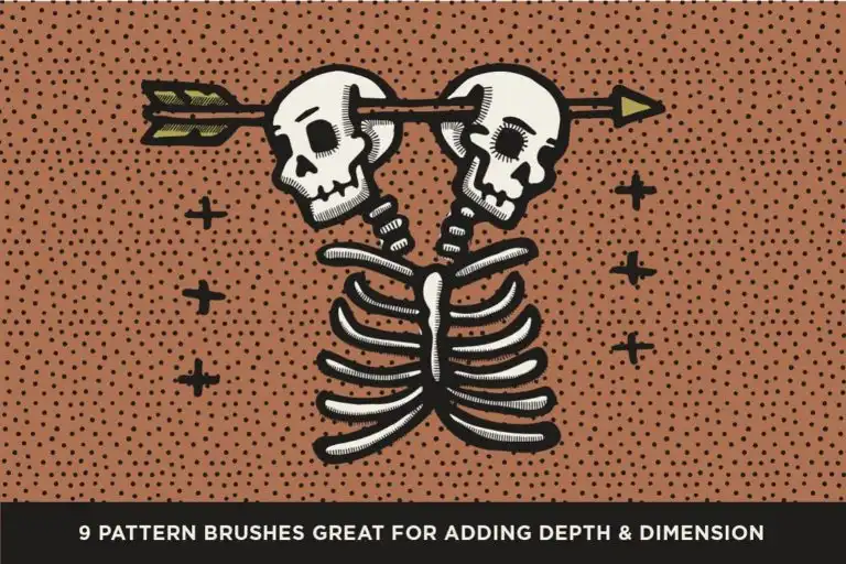 The Dead Pen - A Wicked Cool Hand Drawn Tool Kit for Procreate 10 the dead pen procreate brush (9) 380
