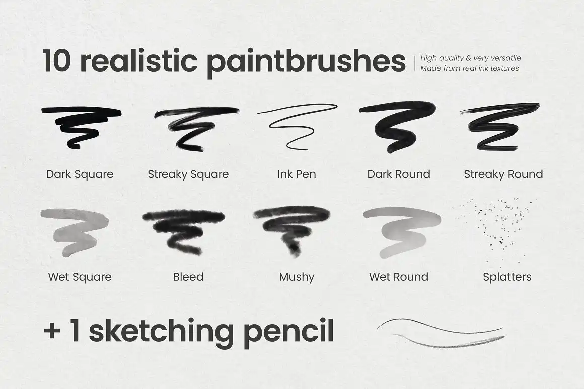 Ultimate Ink Brushes - Procreate 8 06694