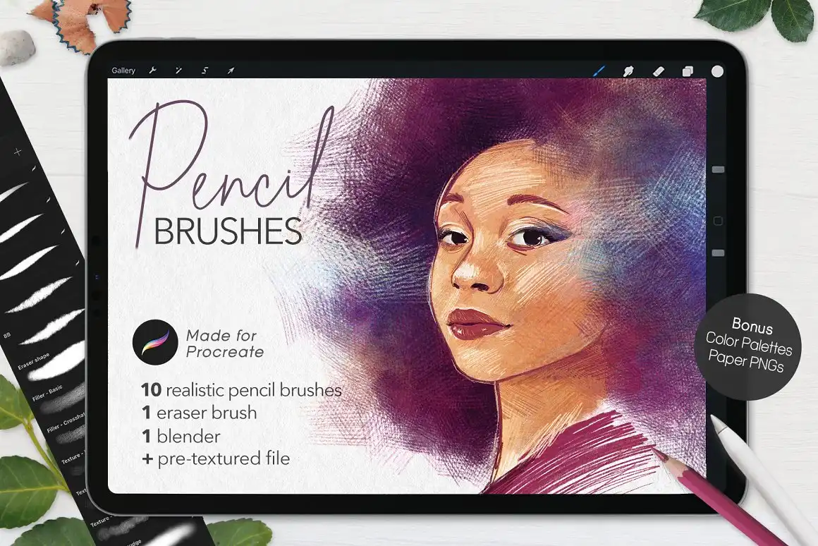 Ultimate Pencil Brushes - Procreate 4 06712