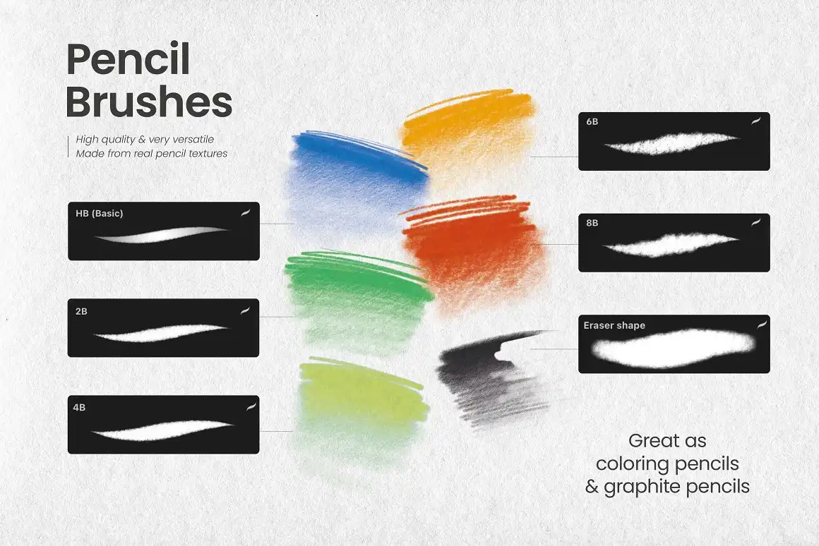 Ultimate Pencil Brushes - Procreate 6 06709
