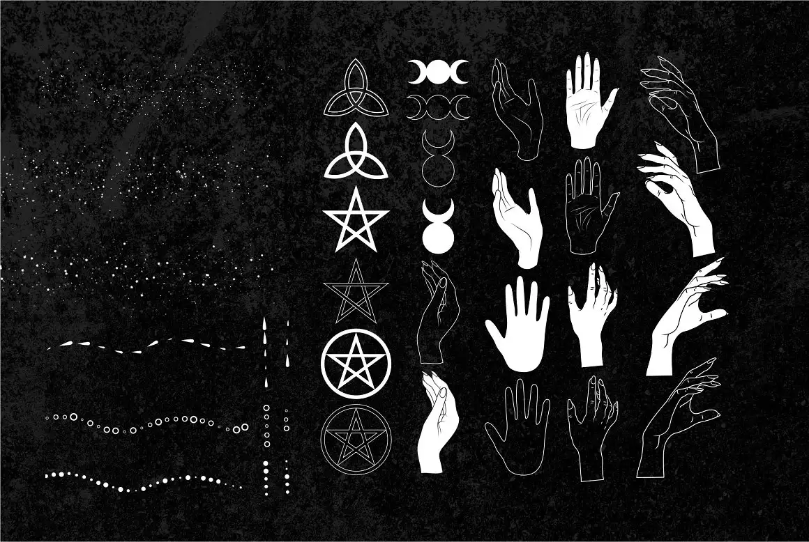 Witchcraft Stamps - Brushes for Procreate 4 06380
