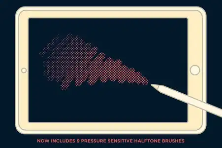 BLACK MAGIC HALFTONES - VECTOR HALFTONE PATTERN BRUSHES FOR ADOBE ...