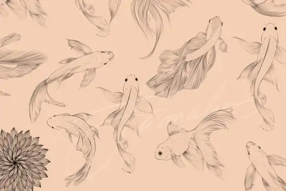 Fish Stamp Procreate Brush 3 fish stamp procreate brush graphics 7276174 2 580x387 380