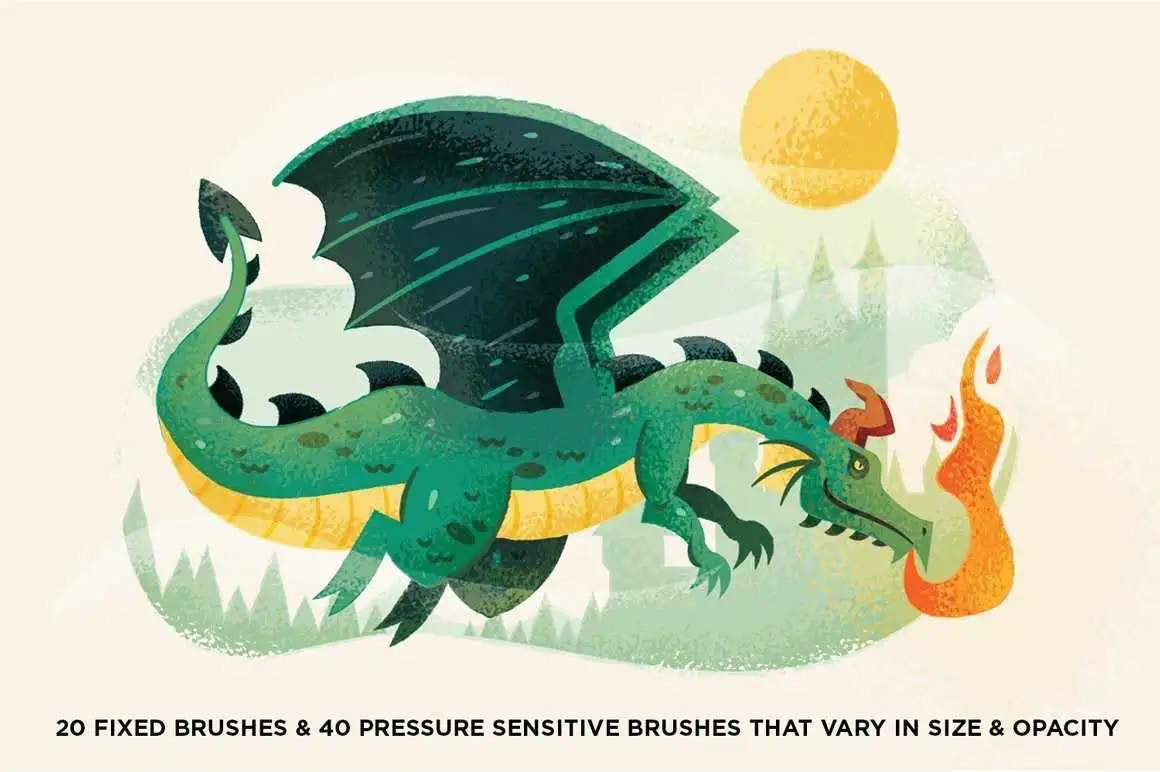 Gouache Shader Brushes for Procreate 18 gouache shader brushes for procreate (5) 371