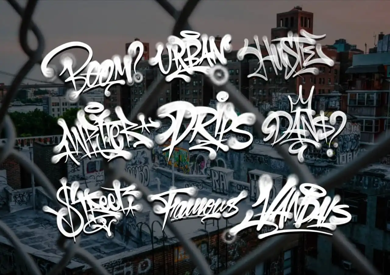 GRAFFITI BRUSHES for Procreate 4 06736