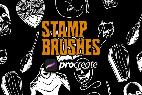 Halloween Part Stamp Brush #3 3 06736