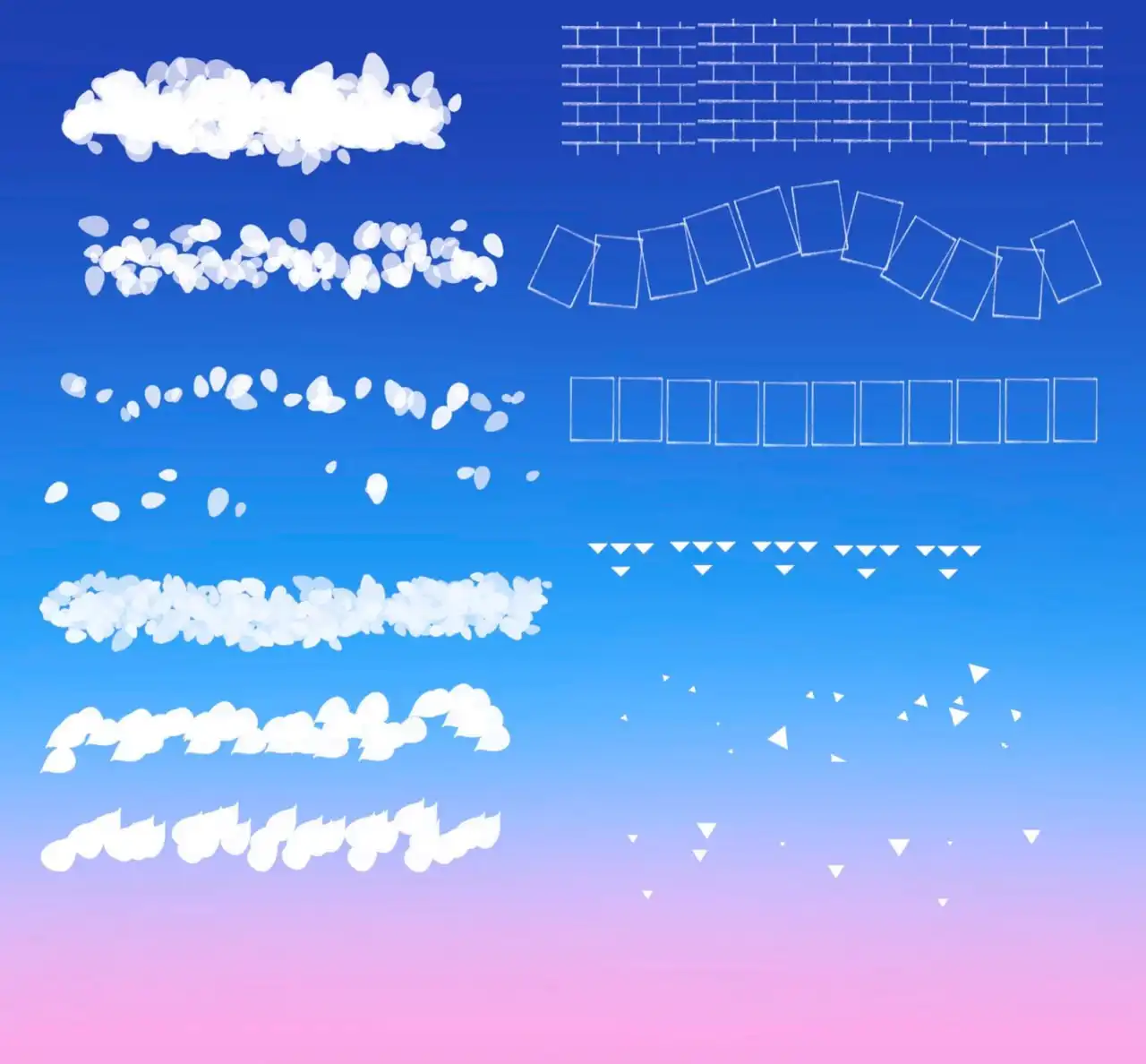 45 Landscape Illustration Procreate Brushes with Various Patterns 5 landscape brushes for procreate (6) 380