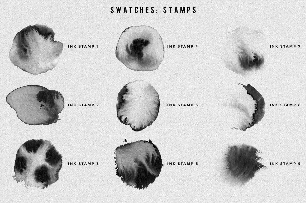 Procreate Ink brushes , set of 36 4 06380