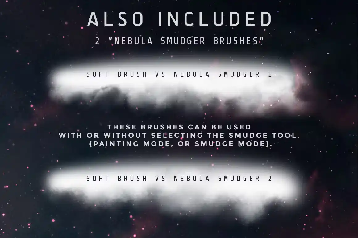 Space Procreate brushes - Set of 24 12 06380