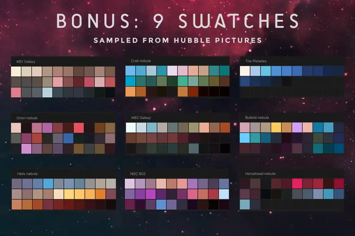 Space Procreate brushes - Set of 24 11 06380