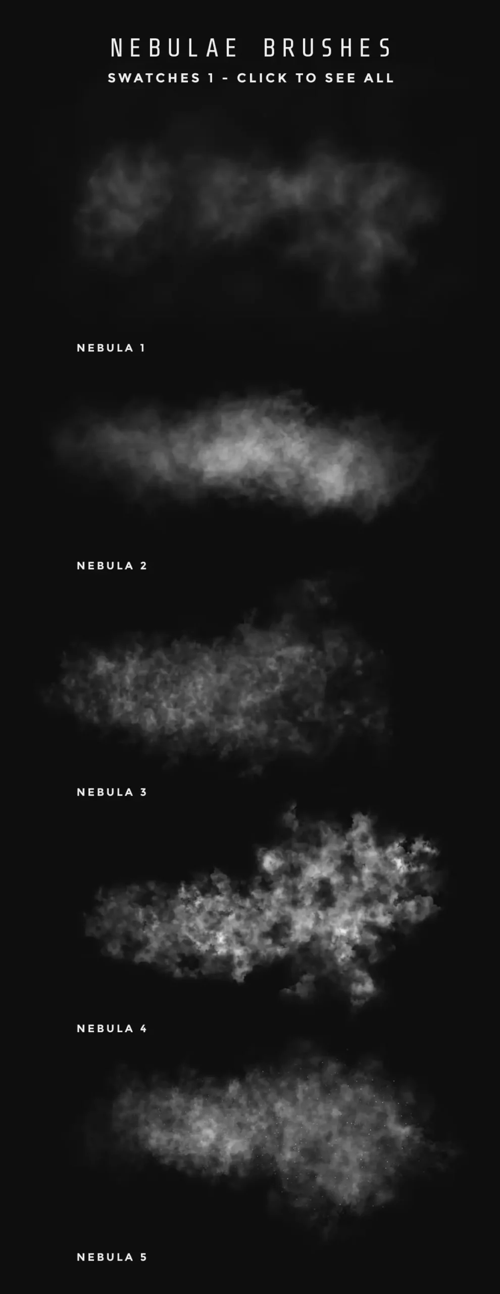 Space Procreate brushes - Set of 24 10 06380