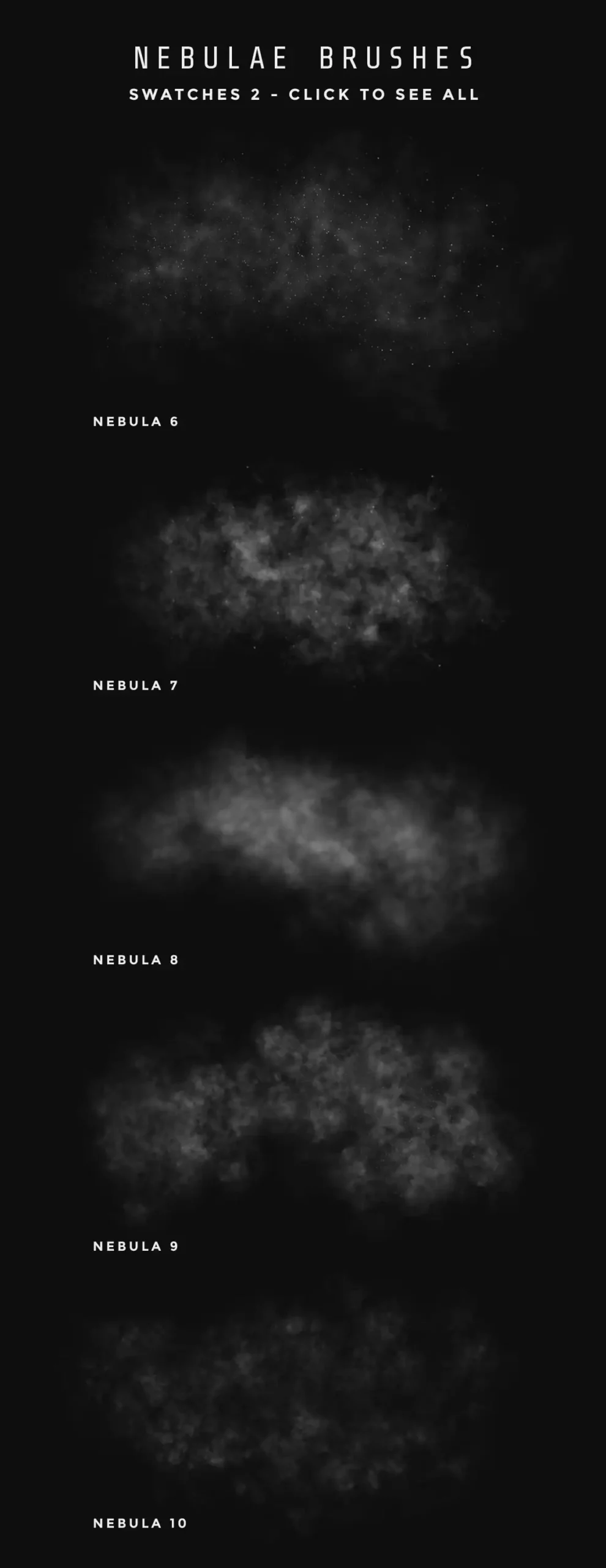Space Procreate brushes - Set of 24 9 06380