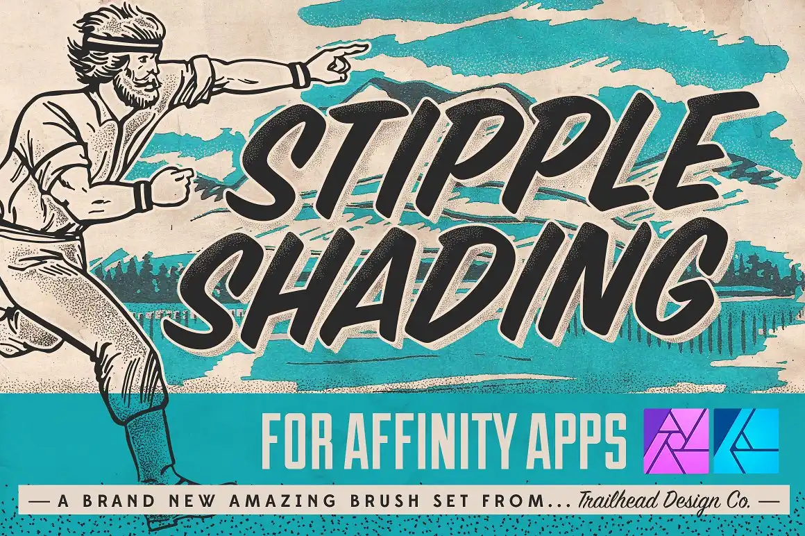 Stipple Shading Brushes for Affinity 5 061005