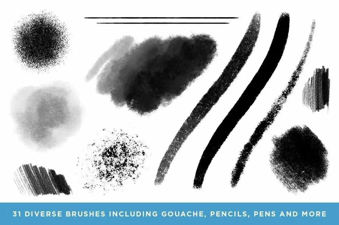 WOODLAND WONDERLAND BRUSH & TUTORIAL PACK FOR ADOBE PHOTOSHOP 6 woodland wonderland brush & tutorial pack for adobe photoshop (3) 380