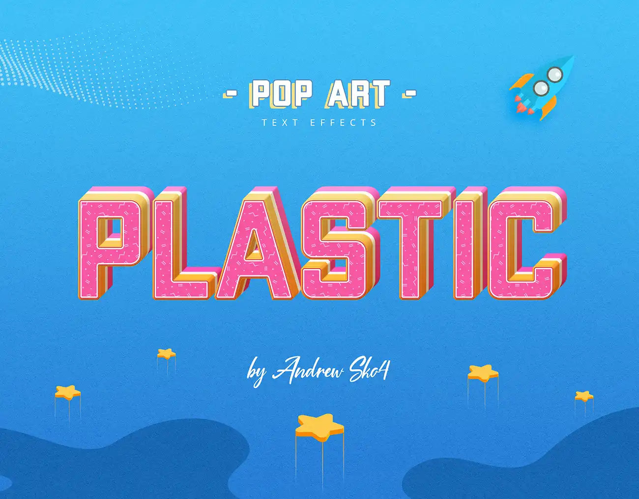 Sliced Pop Art - Text Effects 3 073425