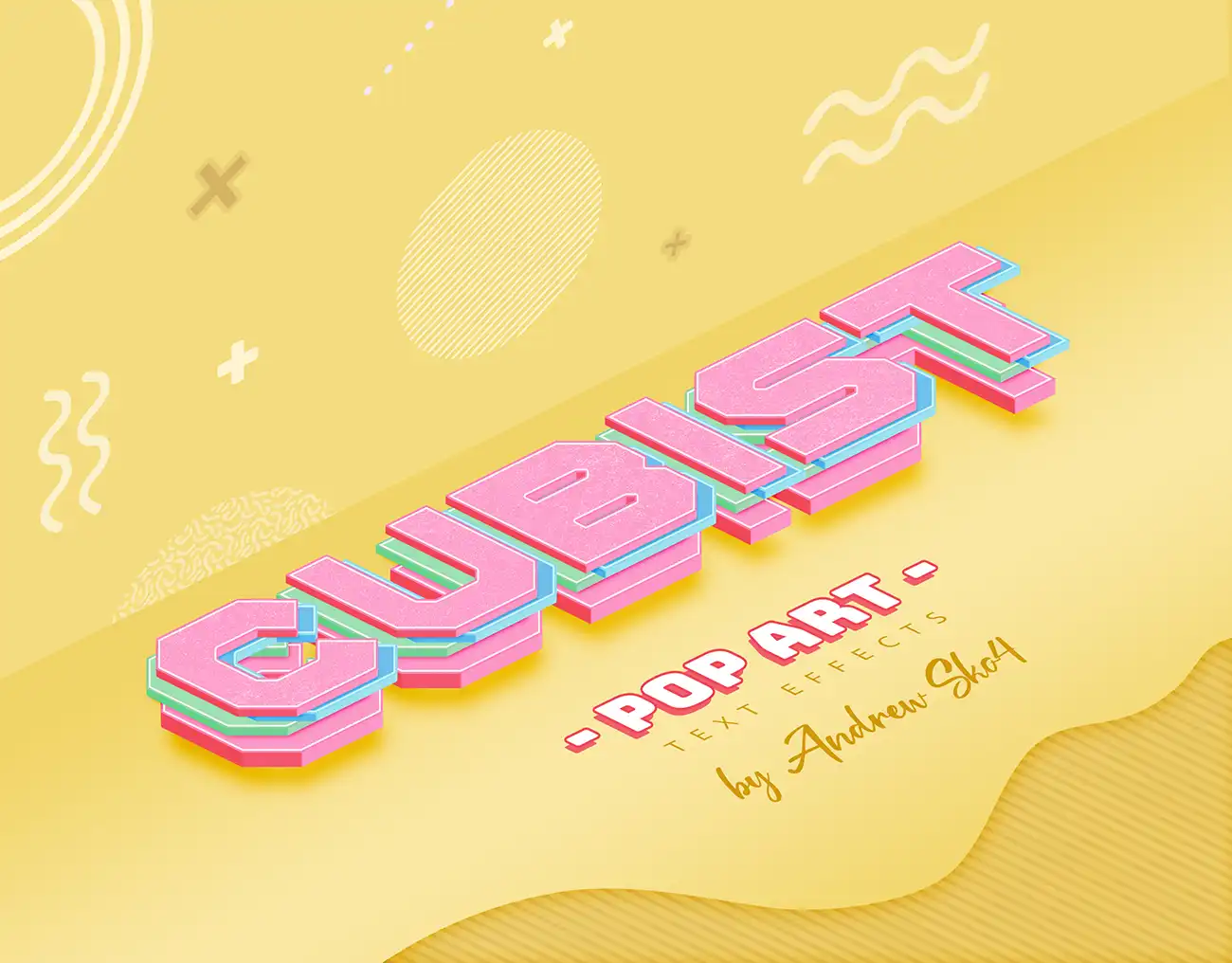 Sliced Pop Art - Text Effects 8 073425