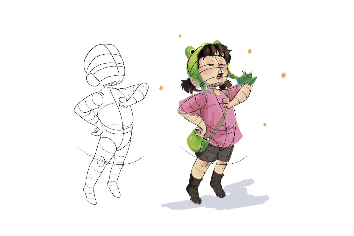 10 Character Kids Stamps Procreate 4 074029