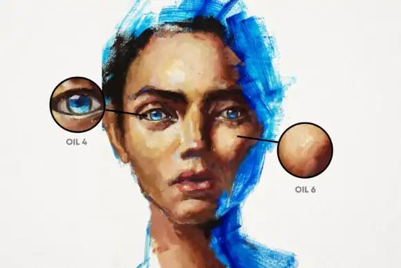 10 Oil Brushes | Procreate 3 074029