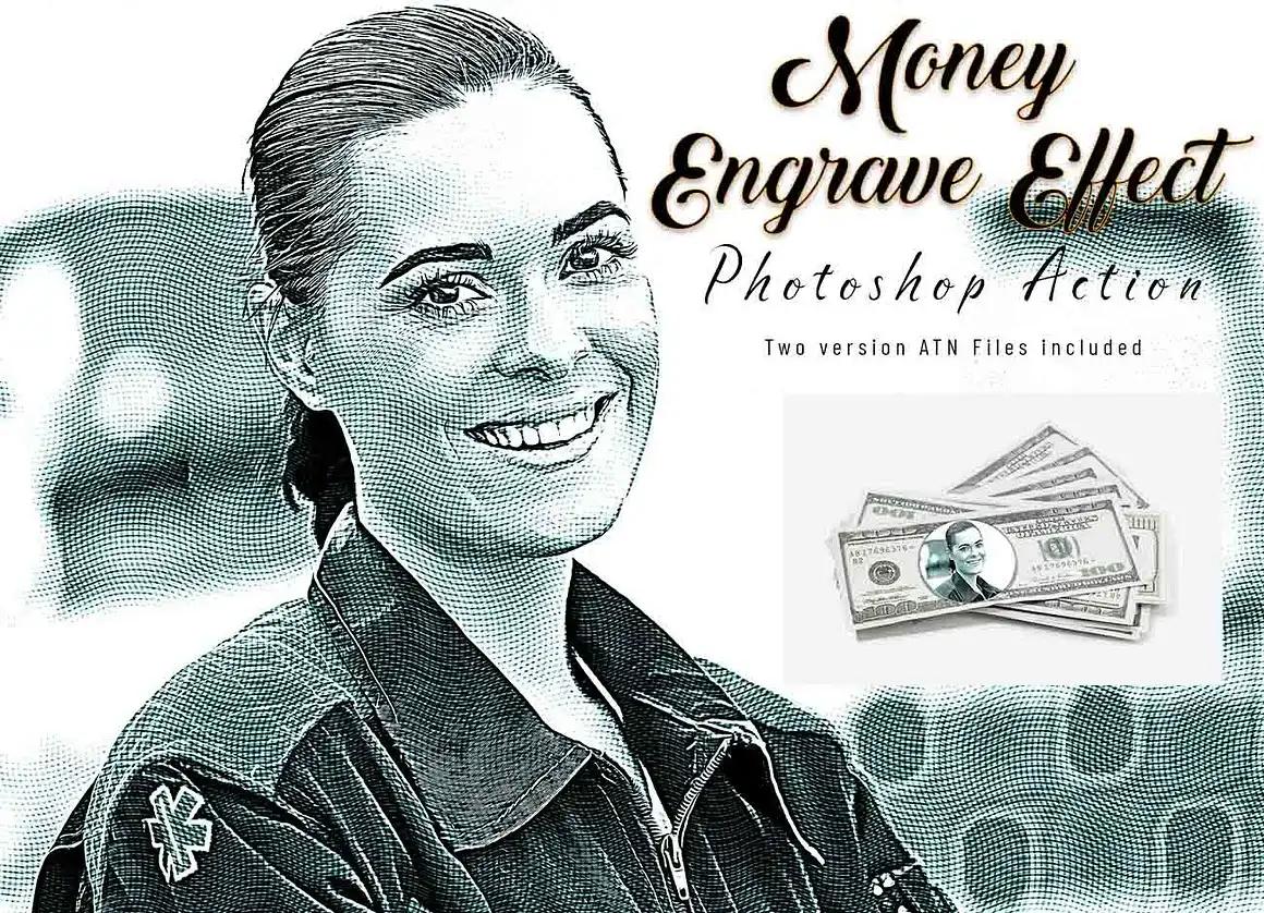 10-IN-1 Engraving Effect PS Action Bundle 5 075965