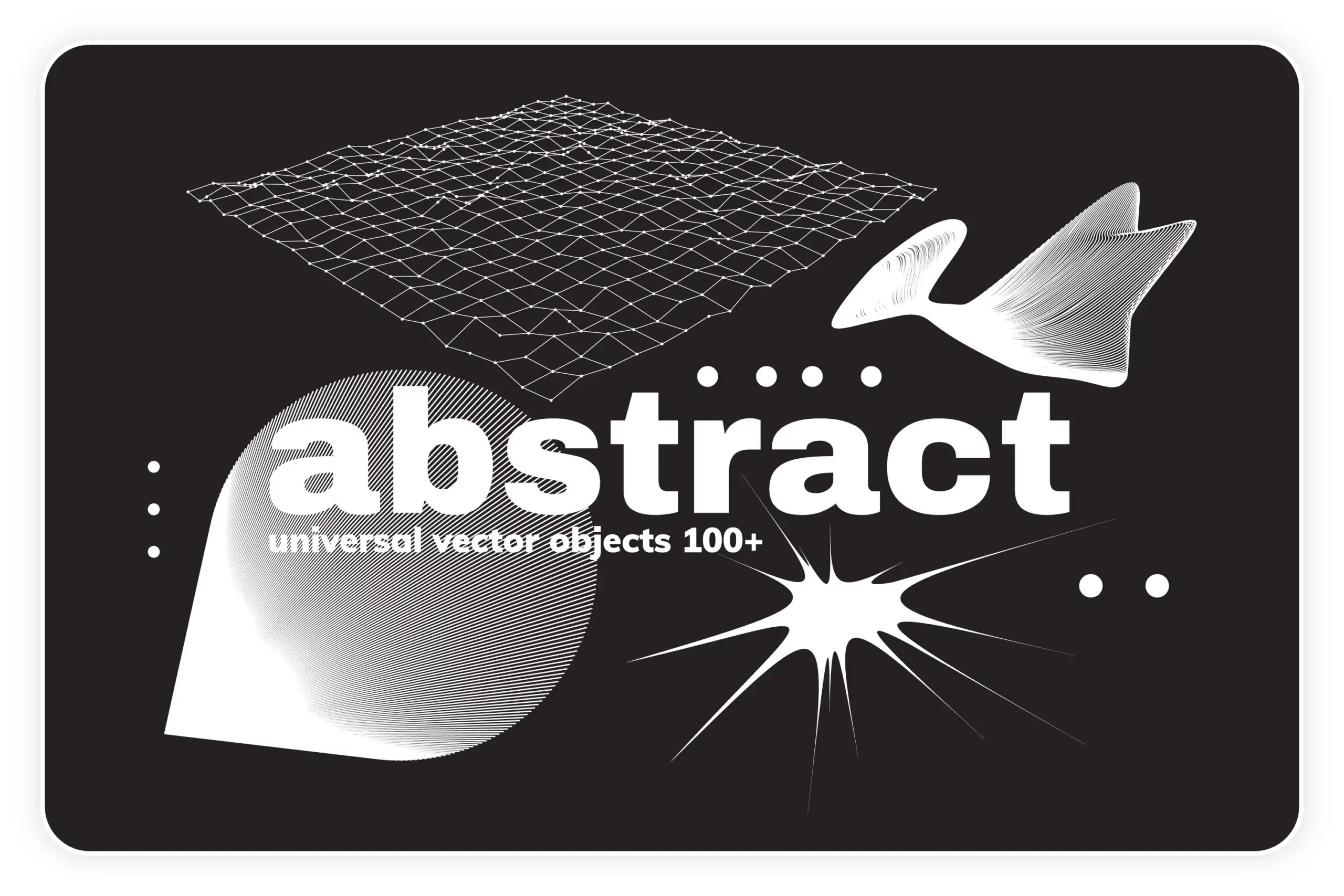 100+ ABSTRACT VECTOR SHAPES