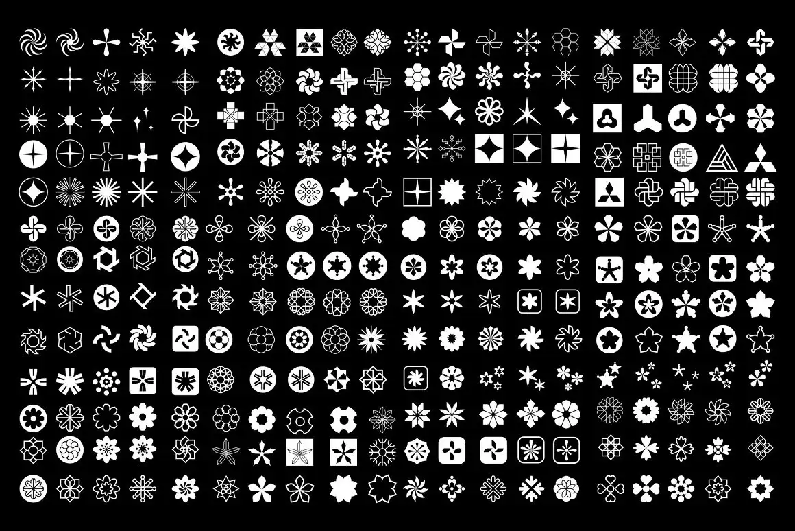 1000 Stars Icon Vector Design 5 074029