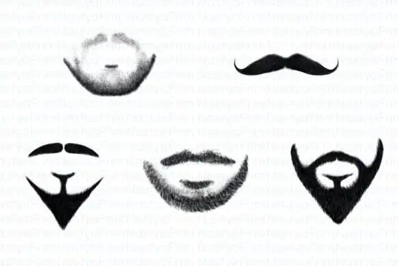 11 Procreate Beard Stamps (set 1) 4 074029
