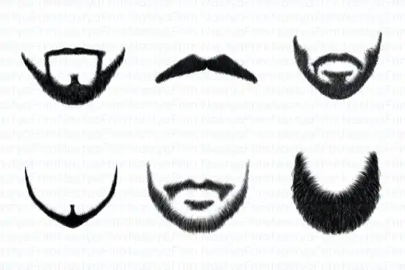 11 Procreate Beard Stamps (set 1) 3 074029