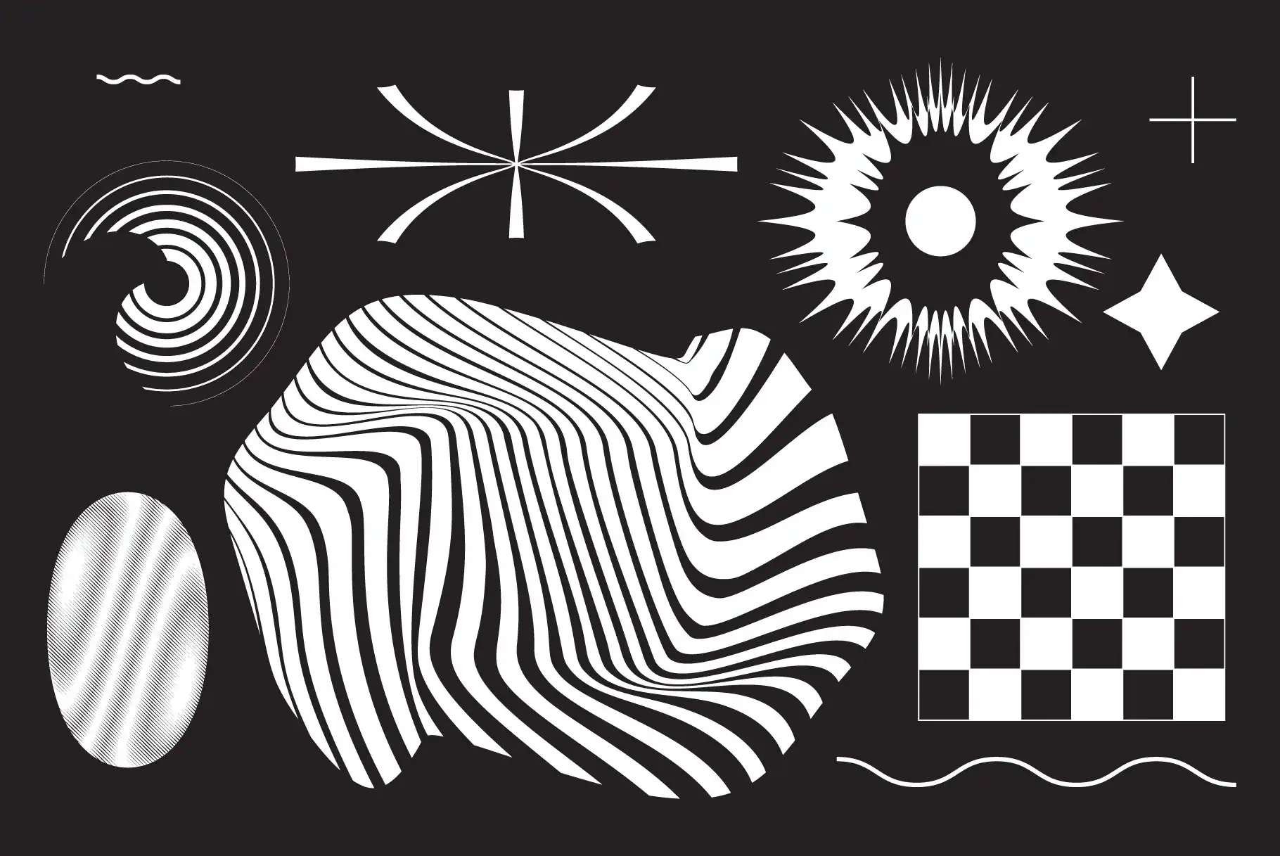 111 STRANGE VECTOR SHAPES 10 074029